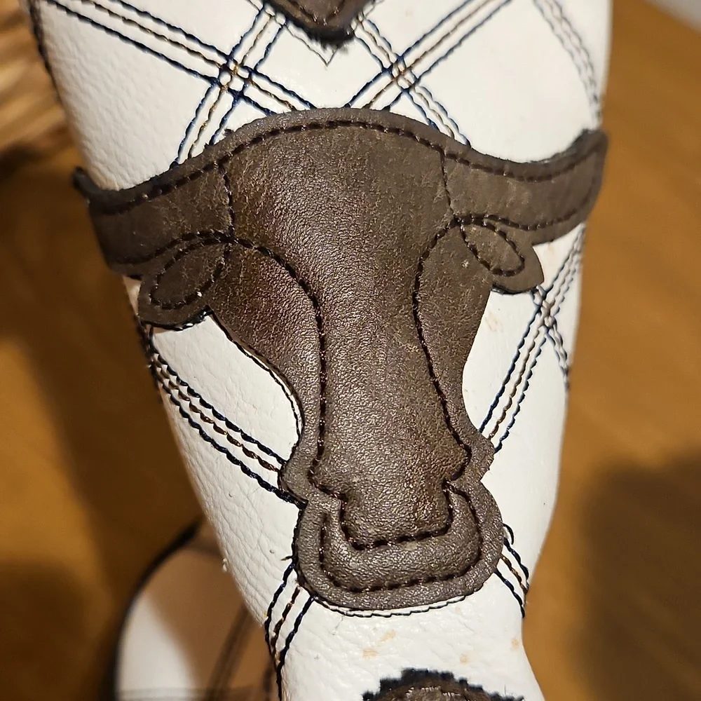 Roper Steerhead Big Kids Sz. 6 Cowboy Boots Would Fit Woman Sz. 7.5